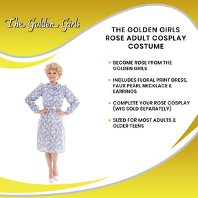 Golden Girls Rose Costume | Officially Licensed | Adult Size