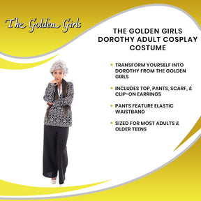 Golden Girls Dorothy Costume | Officially Licensed | Adult Size