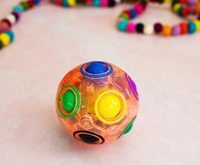 Magic Rainbow Puzzle Ball Plastic Fidget Toy