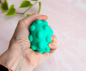 Pop Fidget Toy Pressure Relief Silicone Bubble Popping Game Ball | Teal