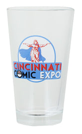 Cincinnati Comic Expo Logo 16oz Pint Glass