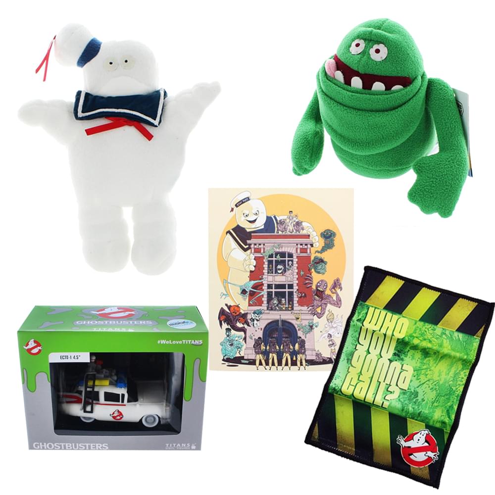 Ghostbusters 5 Pieces Gift Set with Vinyl Figure, Plush, Art Print and More