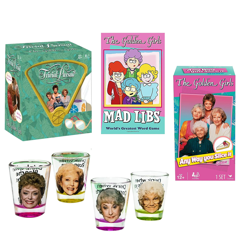 Golden Girls Game Night Bundle Of 4 With Board Game, Word Game And More