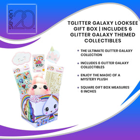 Glitter Galaxy LookSee Gift Box | Includes 6 Glitter Galaxy Themed Collectibles