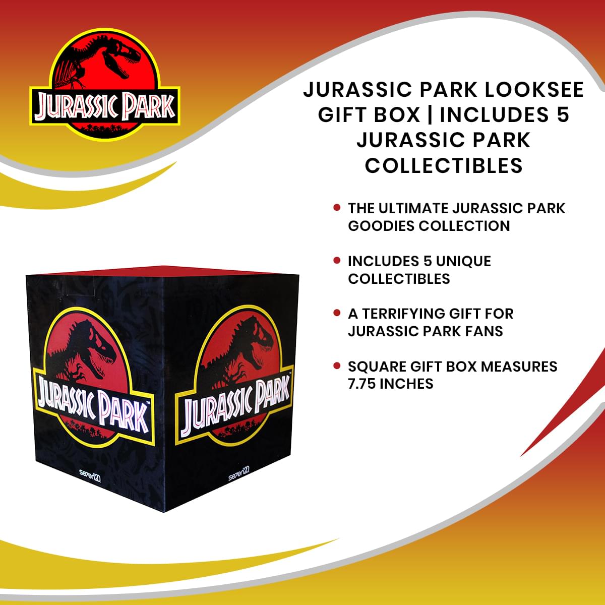 Jurassic Park Looksee Gift Box | Includes 5 Jurassic Park Collectibles