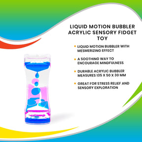 Liquid Motion Bubbler Acrylic Sensory Fidget Toy