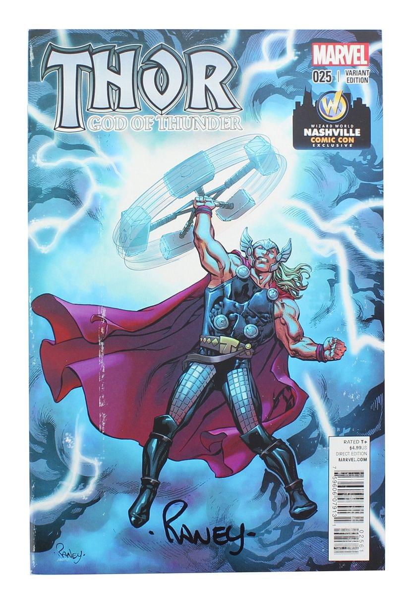 Marvel Comics Thor God of Thunder #25 | WW Nashville 2014 Cover | AUTOGRAPHED