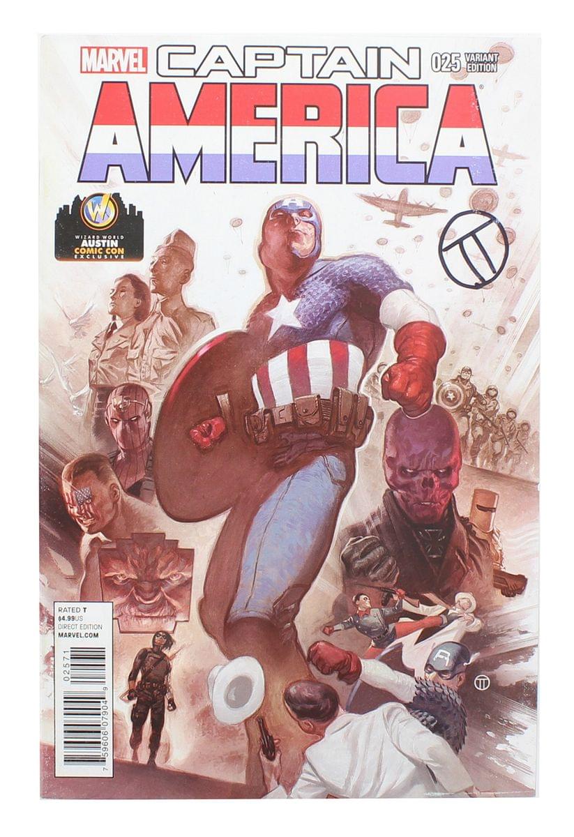 Marvel Comics Captain America #25 | WW Austin 2014 Cover | AUTOGRAPHED
