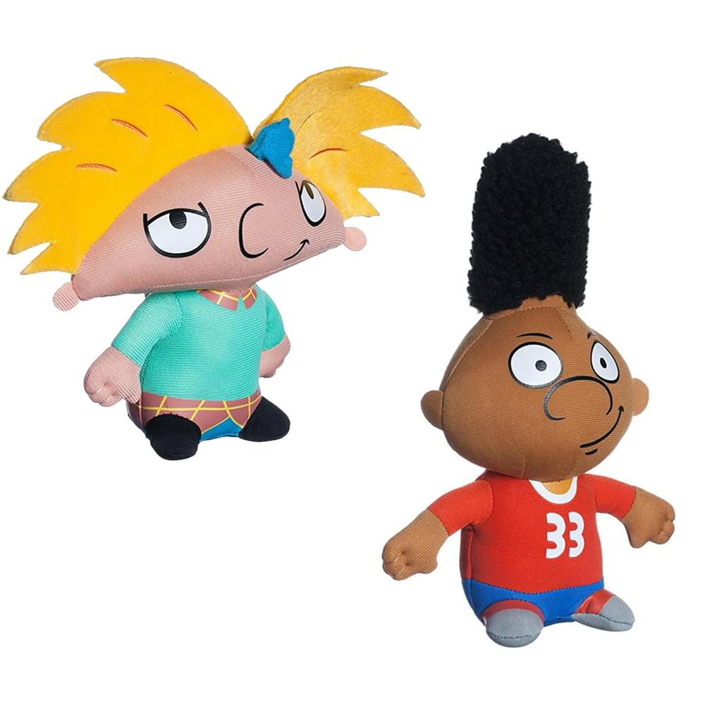 Nickelodeon Nick Toons Hey Arnold! Plush Set: Arnold & Gerald