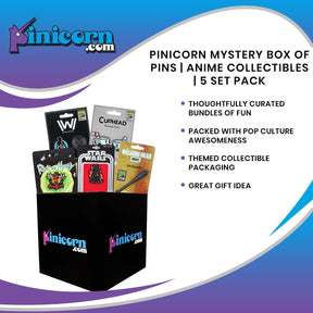 Pinicorn Mystery Box of Pins | Anime Collectibles | 5 Set Pack