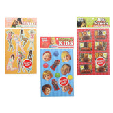 Retro Funny Scratch-N-Sniff Stickers Set of 3