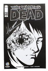 Image Comics The Walking Dead #1 | WW Des Moines B&W Cover | AUTOGRAPHED