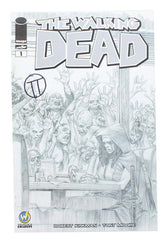 Image Comics The Walking Dead #1 | WW Ft Lauderdale B&W Cover | AUTOGRAPHED