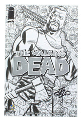 Image Comics The Walking Dead #1 | WW New Orleans B&W Cover | AUTOGRAPHED