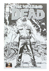 The Walking Dead #1 WW Ohio 2013 Exclusive B&W Cover Signed By Mike Zeck