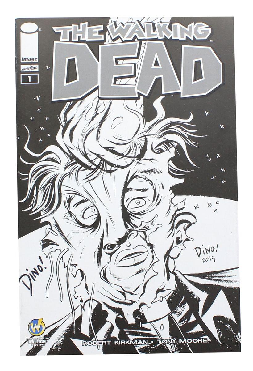 Image Comics The Walking Dead #1 | WW Raleigh B&W Cover | AUTOGRAPHED