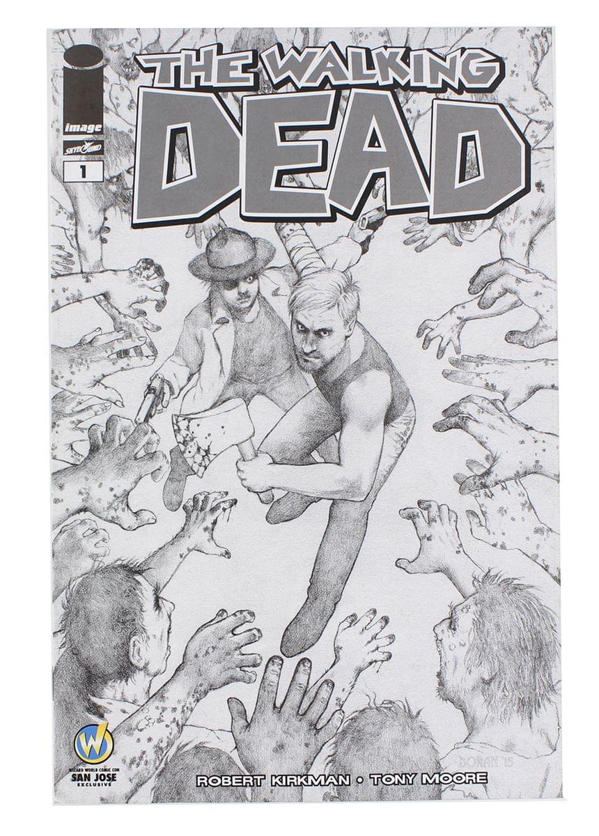 Image Comics The Walking Dead #1 | WW San Jose B&W Cover