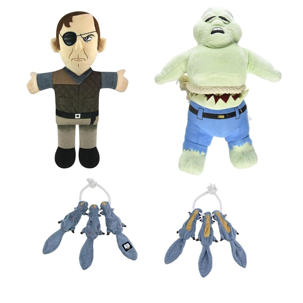 The Walking Dead Dog Gift Set: Chew Toys and Tug Toy