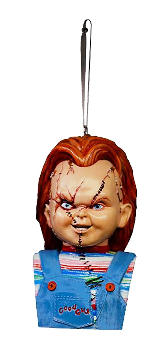 Childs Play Seed of Chucky Holiday Horrors Ornament | Chucky Bust