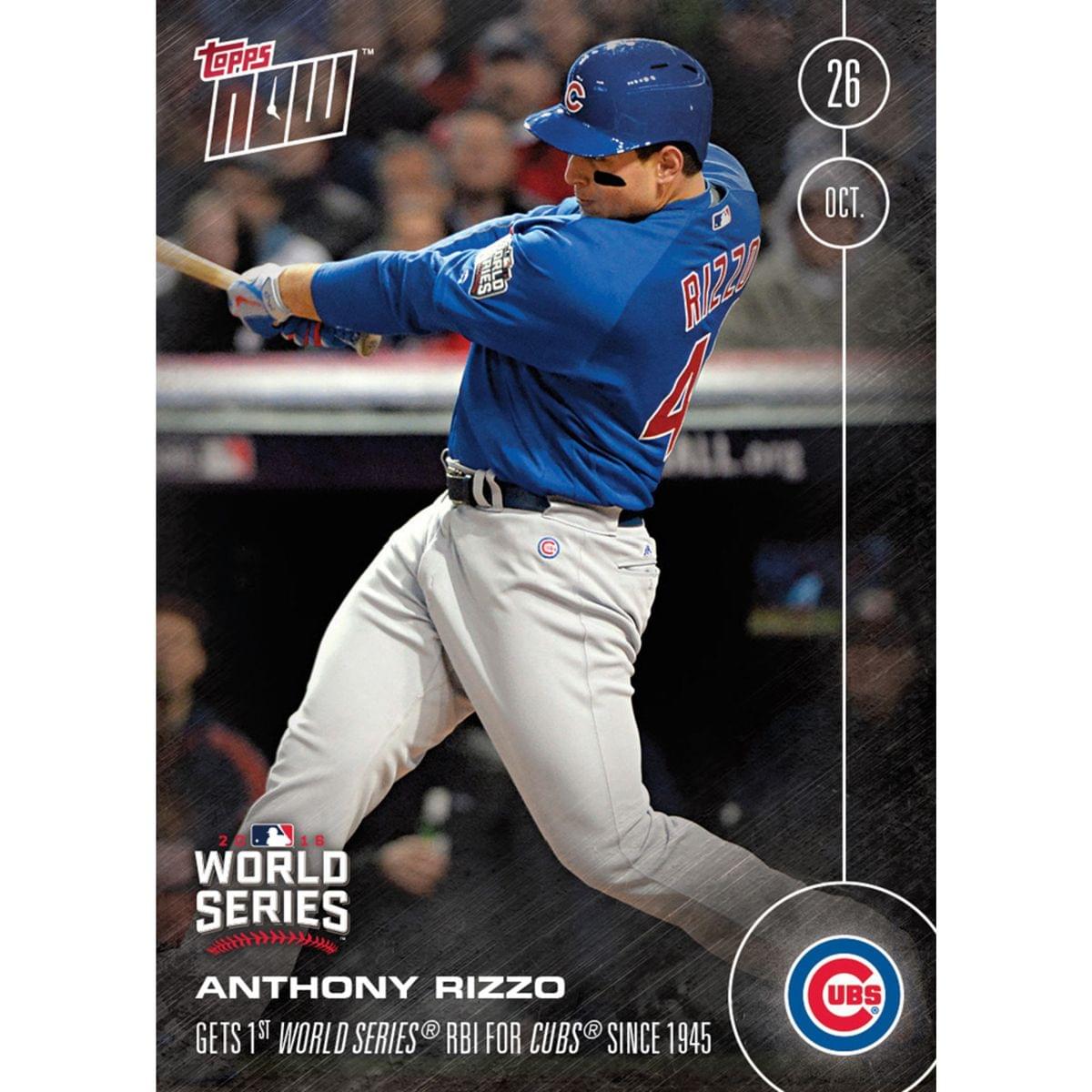 MLB Chicago Cubs Anthony Rizzo #633 2016 Topps NOW Trading Card