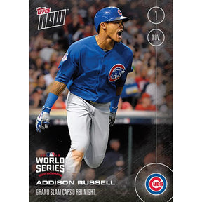 MLB Chicago Cubs Addison Russell #651 2016 Topps NOW Trading Card