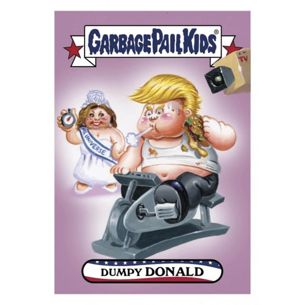 GPK: Disg-Race To The White House: Dumpy Donald, Card 9