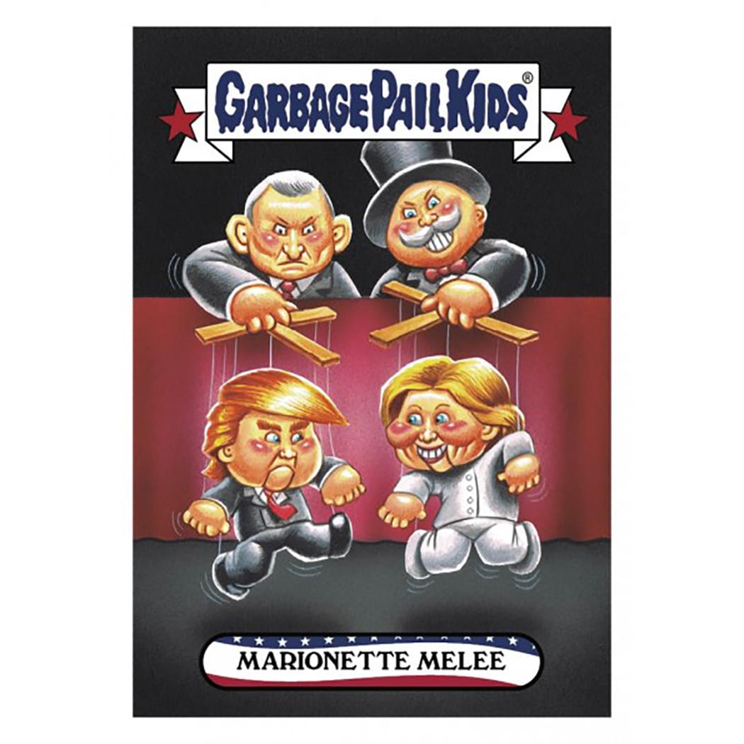 Garbage Pail Kids Disg-Race To The White House Marionette Melee #25