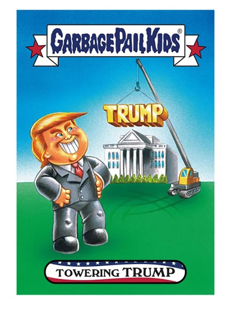 Garbage Pail Kids Disg-Race To The White House Towering Trump #65
