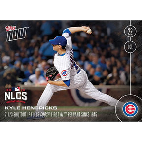 MLB Chicago Cubs Kyle Hendricks #614 2016 Topps NOW Trading Card