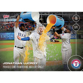 MLB Texas Rangers Jonathan Lucroy #463 Topps NOW Trading Card