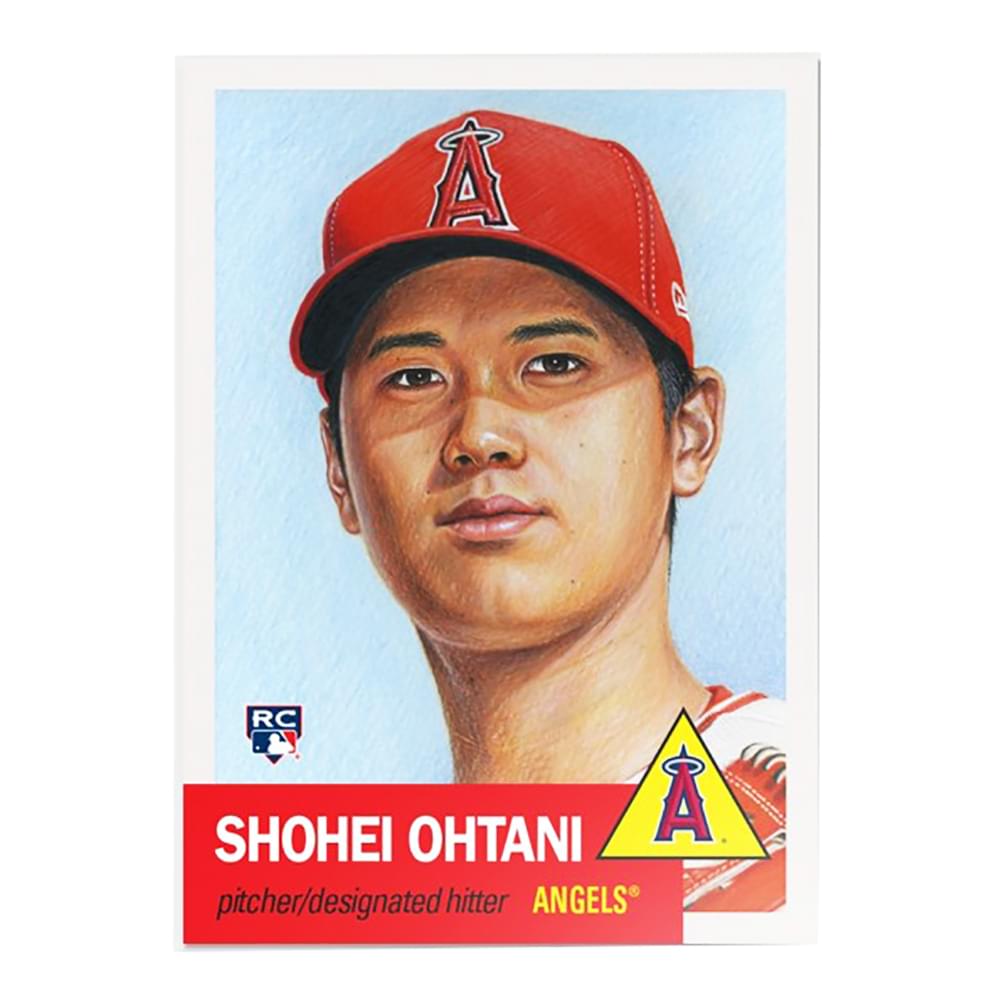 LA Angels MLB Shohei Ohtani (RC) - Topps Living Set Trading Card #7