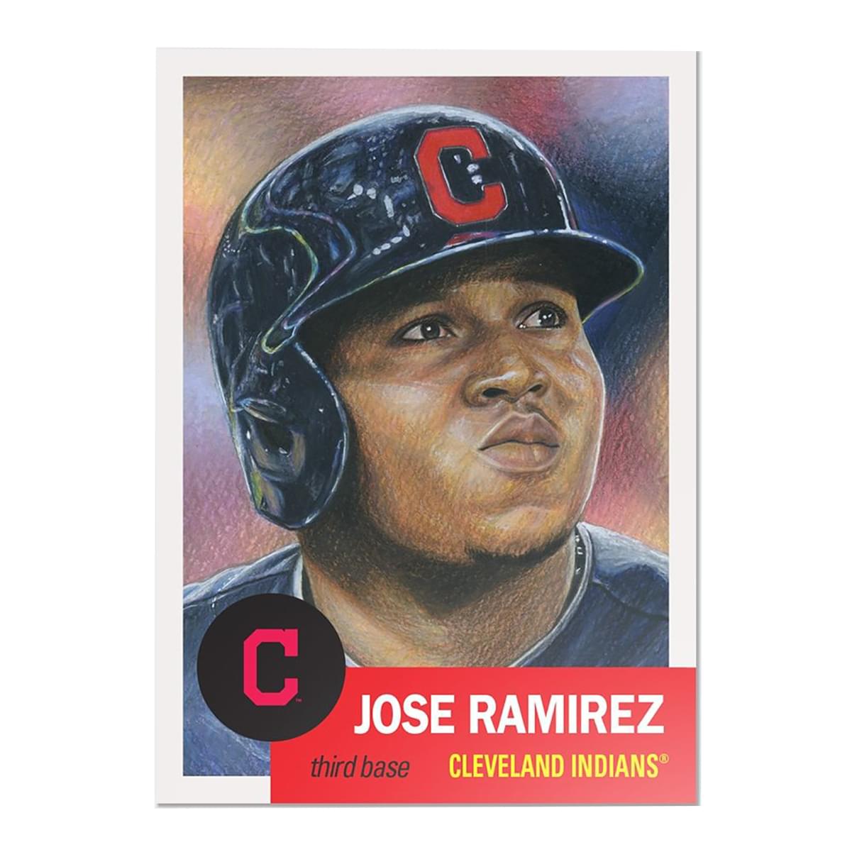 Cleveland Indians #20 Jose Ramirez MLB Topps Living Set Card