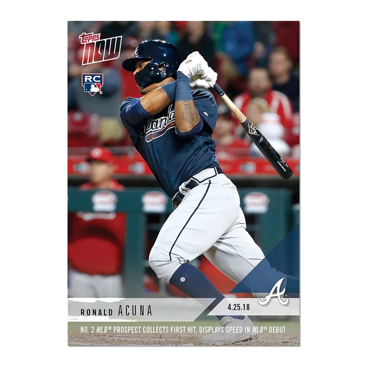 Atlanta Braves #125 Ronald Acuna MLB 2018 Topps NOW Card