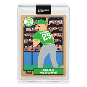 MLB Topps PROJECT 2020 Card 28 | 1987 Mark McGwire by Keith Shore