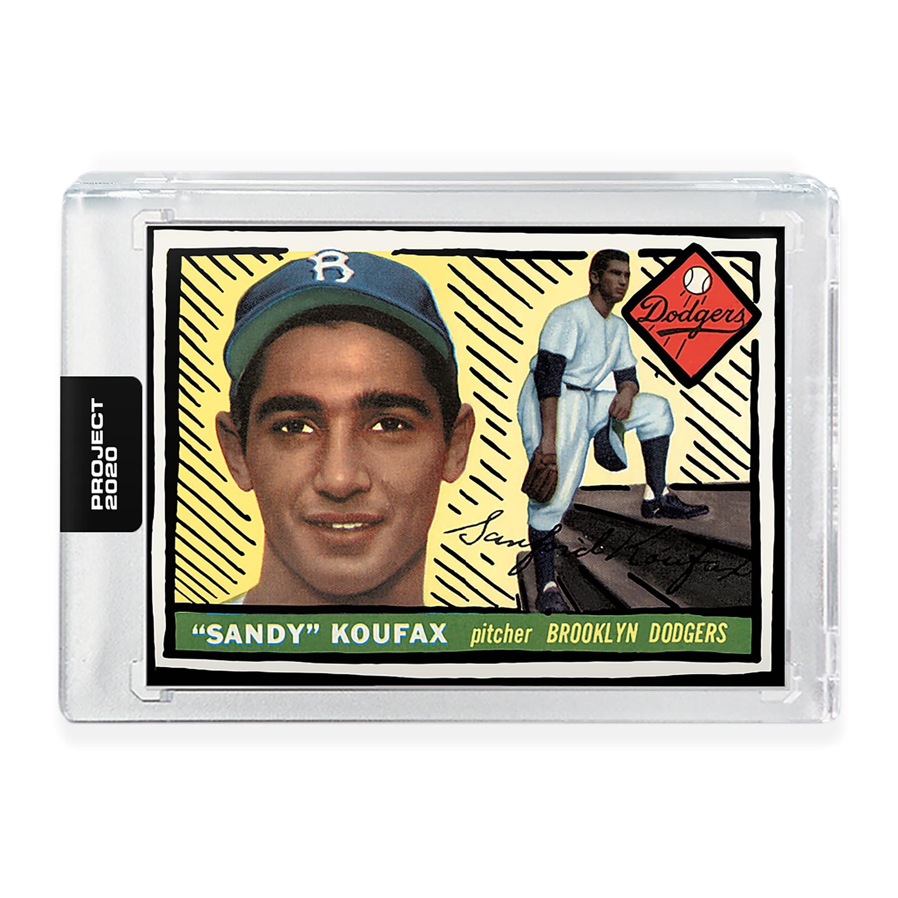 MLB Topps PROJECT 2020 Card 125 | 1955 Sandy Koufax by Joshua Vides