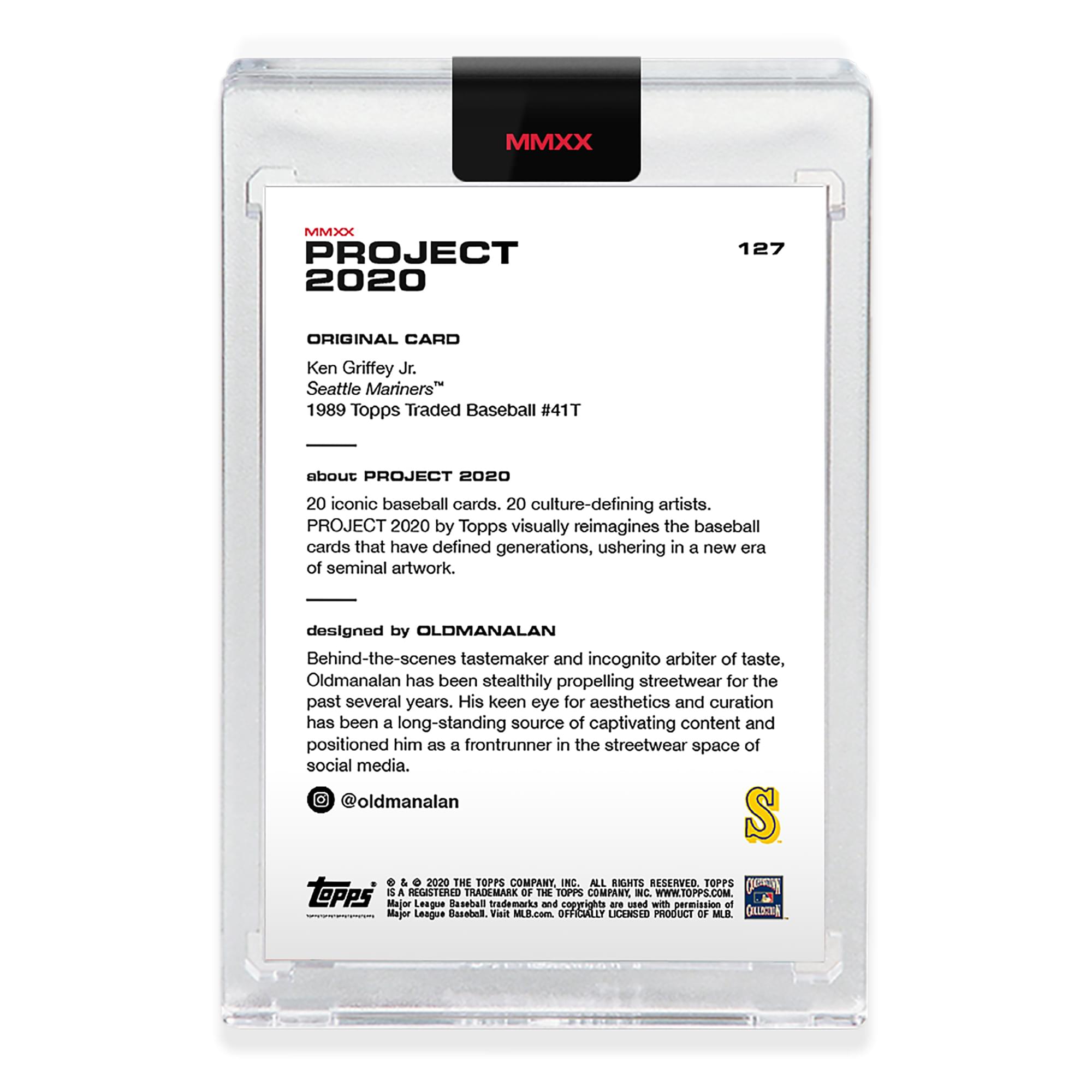 MLB Topps PROJECT 2020 Card 127 | 1989 Ken Griffey Jr. by Oldmanalan