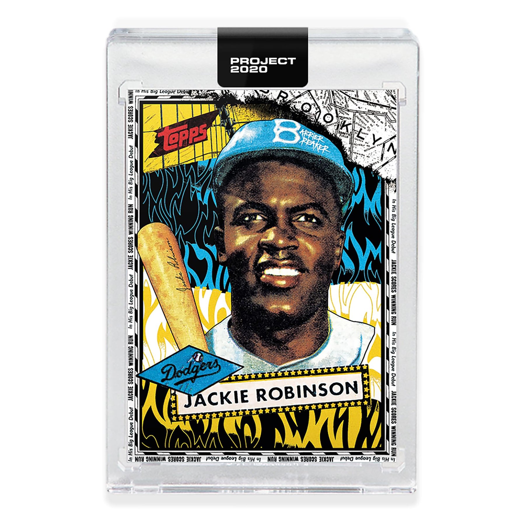 MLB Topps PROJECT 2020 Card 140 | 1952 Jackie Robinson by Tyson Beck
