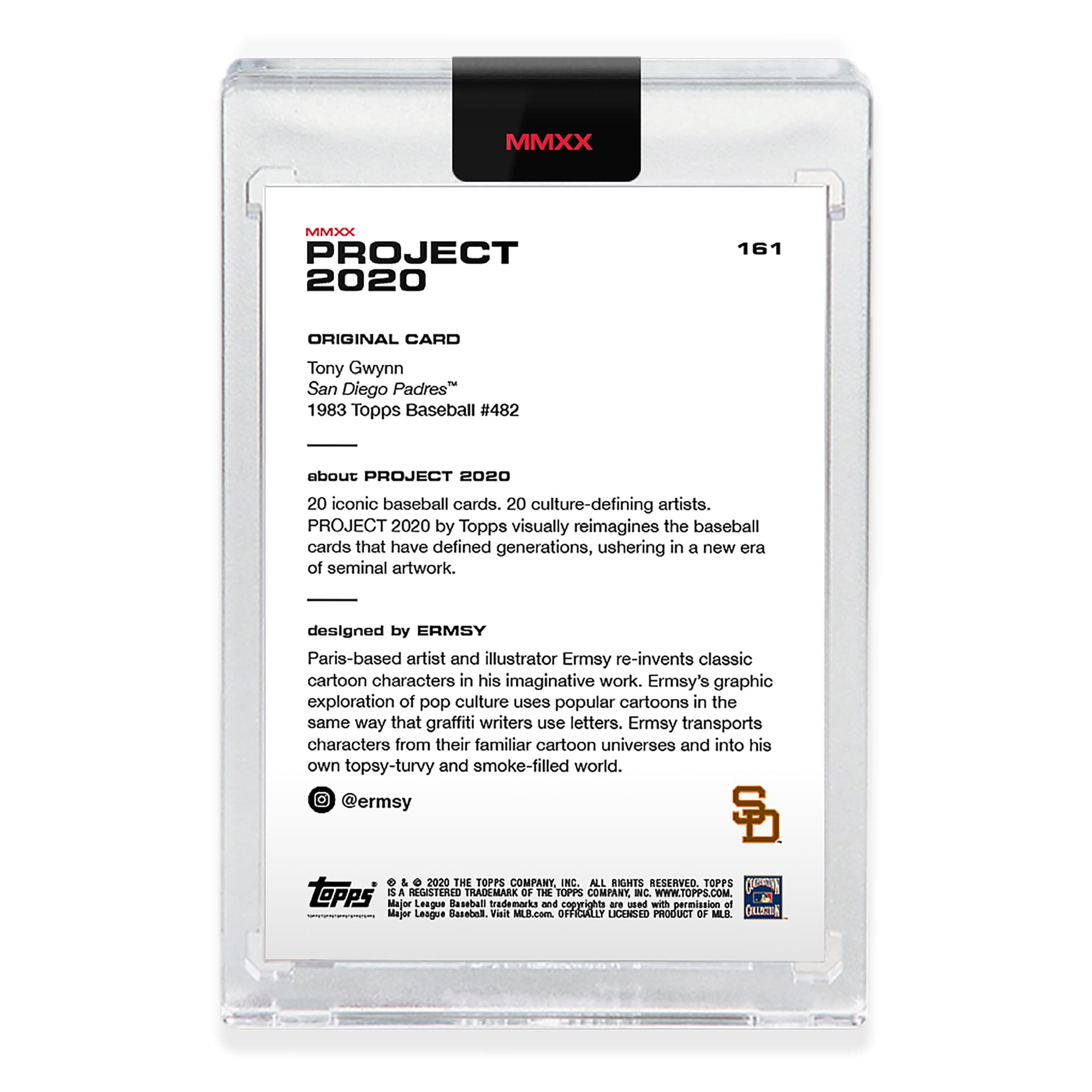 MLB Topps PROJECT 2020 Card 161 | 1983 Tony Gwynn by Ermsy