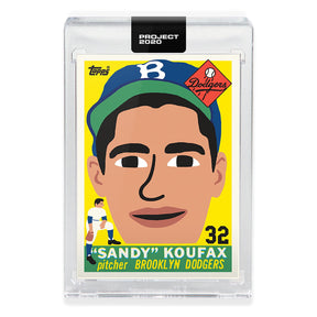 MLB Topps PROJECT 2020 Card 162 | 1955 Sandy Koufax by Keith Shore