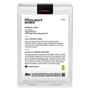 Topps PROJECT 2020 Card 177 - 1989 Ken Griffey Jr. by Mister Cartoon