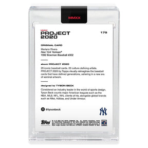 Topps PROJECT 2020 Card 179 - 1992 Mariano Rivera by Tyson Beck