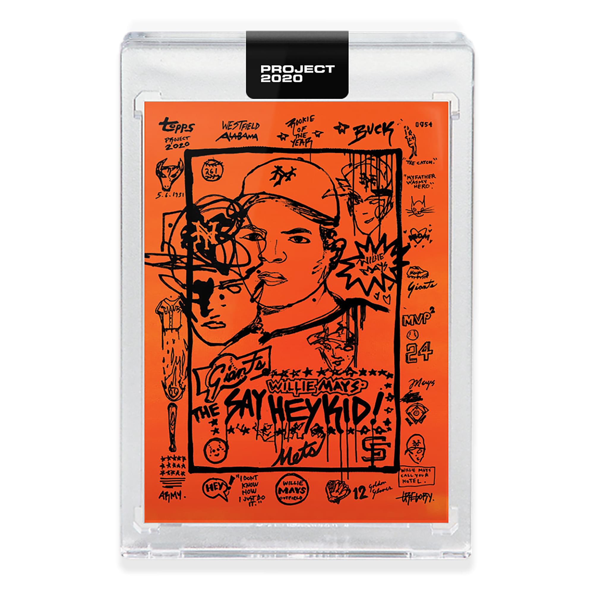 MLB Topps PROJECT 2020 Card 188 | 1952 Willie Mays by Gregory Siff