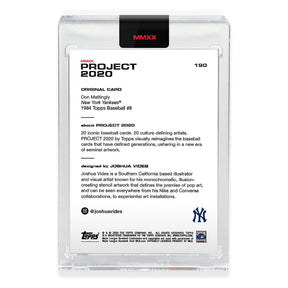 MLB Topps PROJECT 2020 Card 190 | 1984 Don Mattingly by Joshua Vides