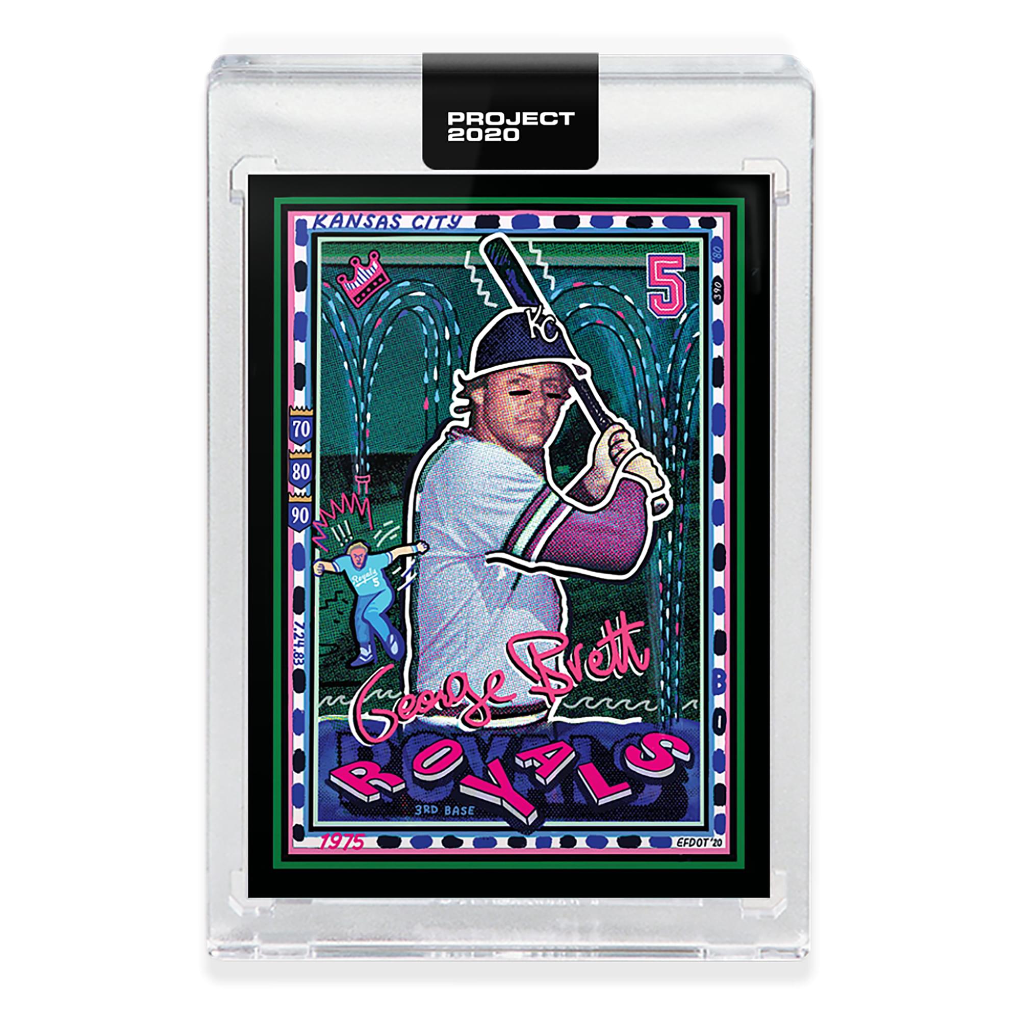 MLB Topps PROJECT 2020 Card 192 | 1975 George Brett by Efdot