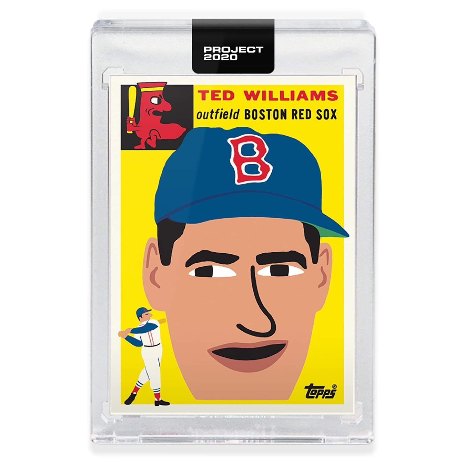 Topps PROJECT 2020 Card 221 - 1954 Ted Williams by Keith Shore