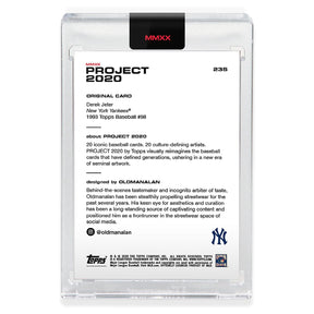 Topps PROJECT 2020 Card 235 - 1993 Derek Jeter by Oldmanalan