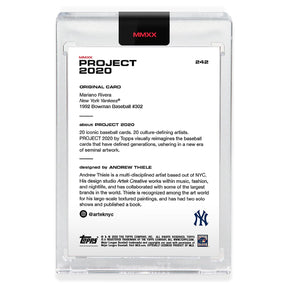 Topps PROJECT 2020 Card 242 - 1992 Mariano Rivera by Andrew Thiele