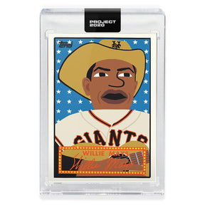 Topps PROJECT 2020 Card 244 - 1952 Willie Mays by Keith Shore