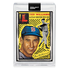 Topps PROJECT 2020 Card 246 - 1954 Ted Williams by Joshua Vides
