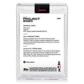 Topps PROJECT 2020 Card 282 - 2011 Mike Trout by Tyson Beck